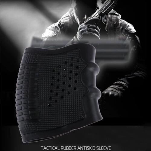 Glock Holster Handgun Rubber Military Accessory Sleeve Anti Slip Airsoft Coldre Glock shooting Hunting Black Gun Grip