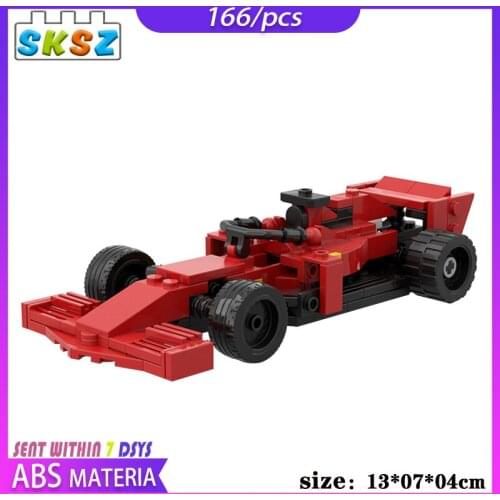 Moc Racing Car Creative High-Tech Diy Building Blocks Famous Racing Car Collection Champion Series Educational Toys for Kids