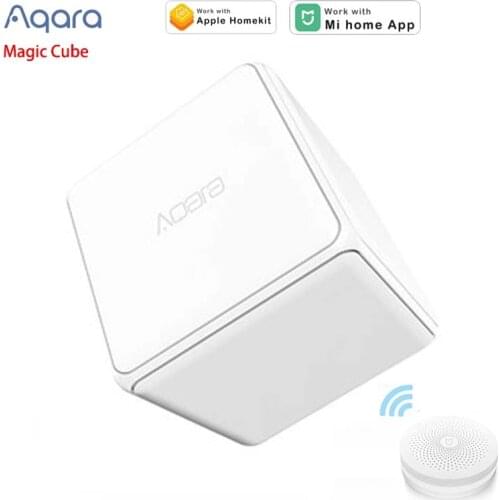 Aqara Magic Cube Controller Zigbee Version Remote Control By Six Actions Hub Request Smart Home Work With Xiaomi Mijia Homekit