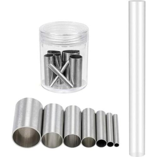 8Pcs/set Stainless Steel Round Polymer Clay DIY Cutter Molds Pottery Clay Cutting Tools