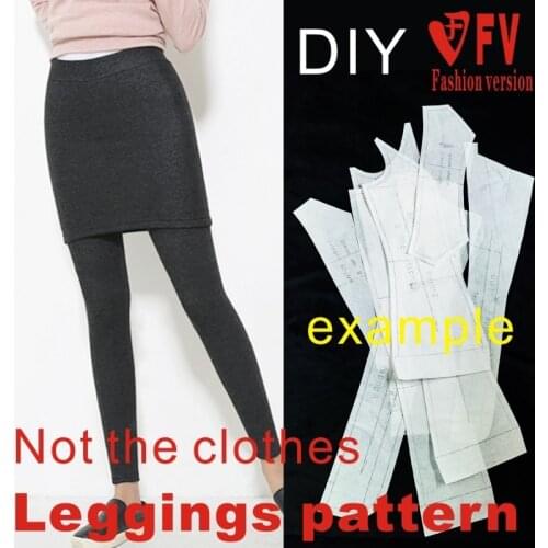 Leggings sewing pattern The trousers pattern(Not the pants) BCK-14