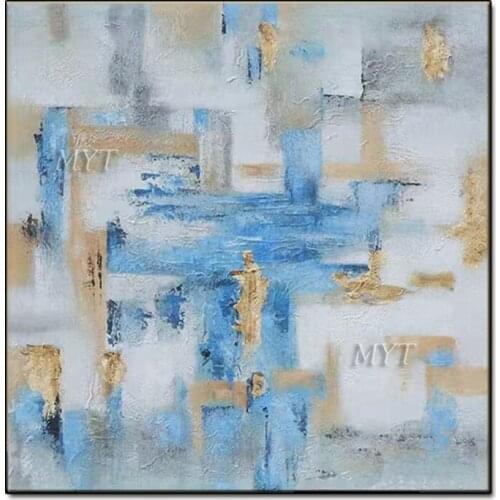 MYT New Abstract Oil Painting on Canvas Art Wall Picture For Living Room Home Decor Frameless Hand Painted OIl Paintings