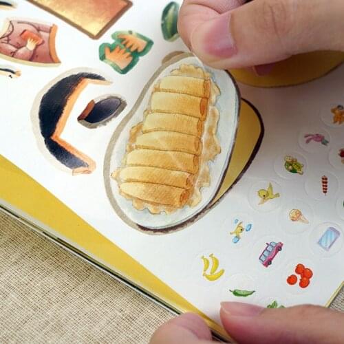 10 Books Stickers 0-6 Year Old Children Early Education Sticker Book Children Puzzle Enlightenment Clipart Baby Comic New Livres