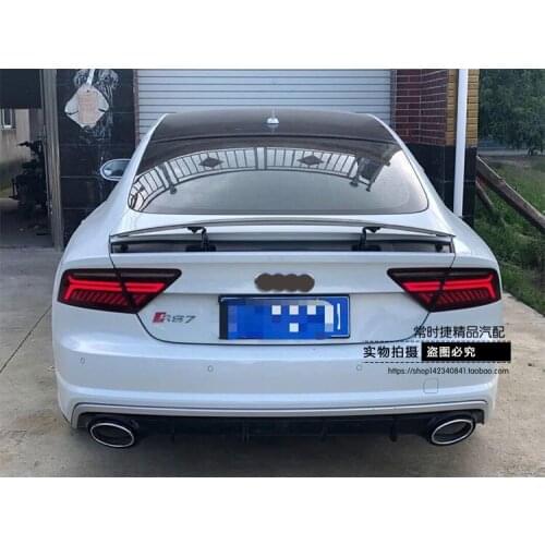 Suitable for Audi S7 Four Outlet Rear Pipe, 19 A7 Refitting Rs7 Double Exhaust Tail Lip