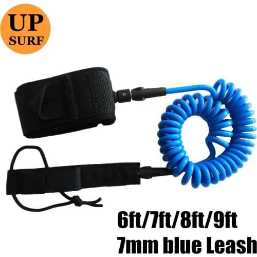 Surf Surfboard Leash 6ft-12ft 7mm Coiled Leash 7mm New Design Surfboard Leash Surf Leash pranchas de