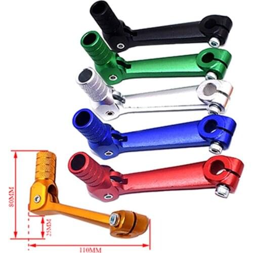 Folding CNC Aluminum Gear Shift Lever Gear Shift Lever Fit For Kayo T2 T4 T4L ATV Dirt Bike Pit Bikes Gear Lever Motorcycle