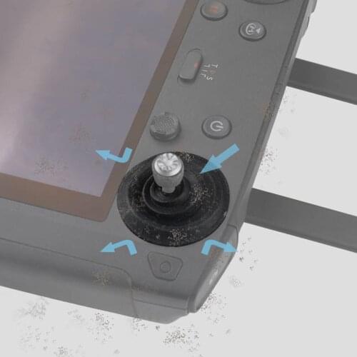 1 pair Smart remote control with screen Thumb rocker Dust Proof Protective cover For DJI mavic 2 pro zoom Drone Accessories