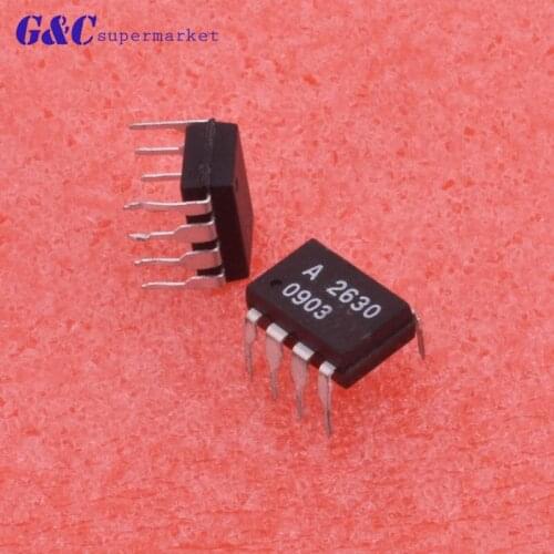 5pcs/A2630 HCPL-2630 DIP-8 8 HIGH SPEED-10 MBit/s lotnew original In Stock diy electronics