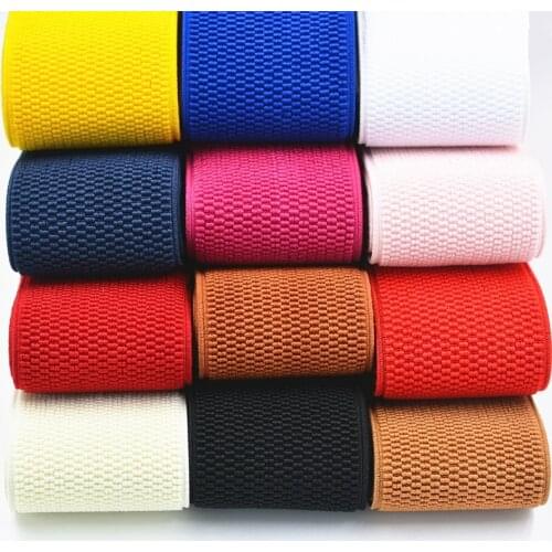 50mm Thickened Elastic Bands Colorful Rubber Elastic Waistband DIY Handmade Sewing Garment Jacket Pants Belt Accessories 1meter