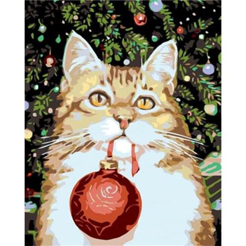 Love.Thanks Animal Diamond Embroidery Pet Cat 5D Diamond Painting Mosaic Needlework Daimond Painting Full Drill