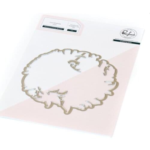 Flower SMILE WREATH New Metal Cutting Dies Stamps Scrapbook Diary Decoration Stencil Embossing Template DIY Greeting Card