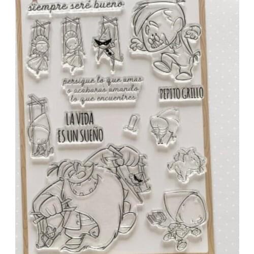 Spanish Clear Stamps Scrapbook Paper Craft Clear stamp scrapbooking A0798