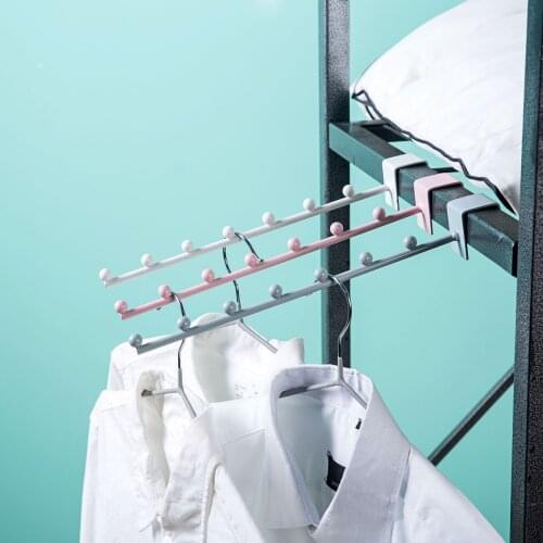 OTHERHOUSE Iron Shelf Clothing Rack Holder Drying Racks Storage Shelf Clothes Hanger Holders Laundry Clothes Rack Organizer