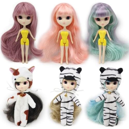 Mini pulip doll nude doll factory doll And the mini blyth height Suitable for diy change makeup Can change their hair
