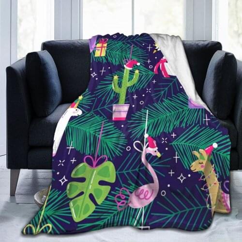 Cute Cartoon Animals Pattern Super Soft Cozy Fleece Blanket For Kid Adult Colorful Summer Winter Family Dropship Family Throws