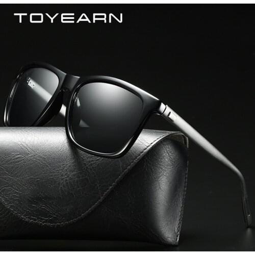 2020 Classic Brand Design Aluminium Magnesium Square Polarized Sunglasses Men Vintage Driving Goggle Sun Glasses For Male UV400