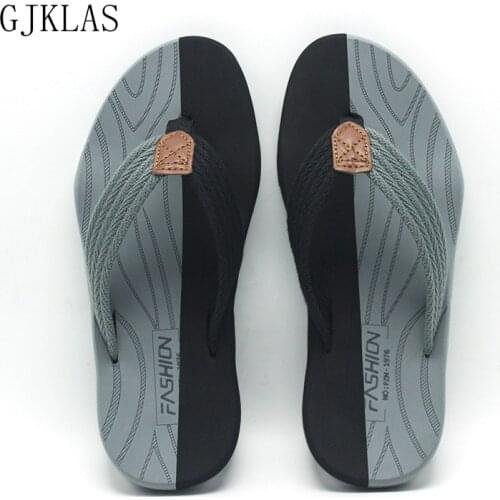 Size 47 Cheap Mens Flip Flops Casual Shoes Summer Slippers Flats Shoes Men Flip Flops Slipers Beach Shoes Sandals for Man