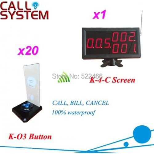 Service call system promotion table calling buzzer with menu holder display screen Wireless restaurant waiter service system