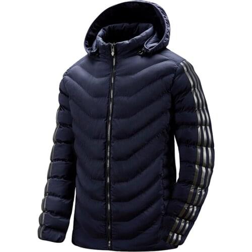 Warm Jacket Men Windbreaker 2020 Latest New Spring Autumn Hooded Soft Parkas Mens Fashion Casual High Quality Jacket Coat Male