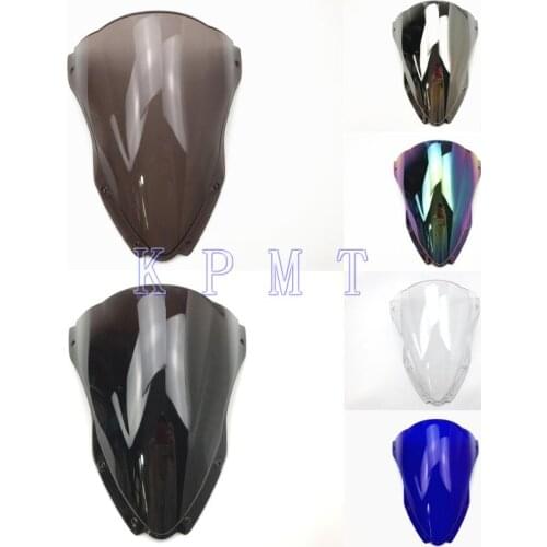 For Kawasaki ZX10R ZX 10R 2016 2017 2018 2019 ZX-10R Smoke Windshield WindScreen Double Bubble 16 17 18 19