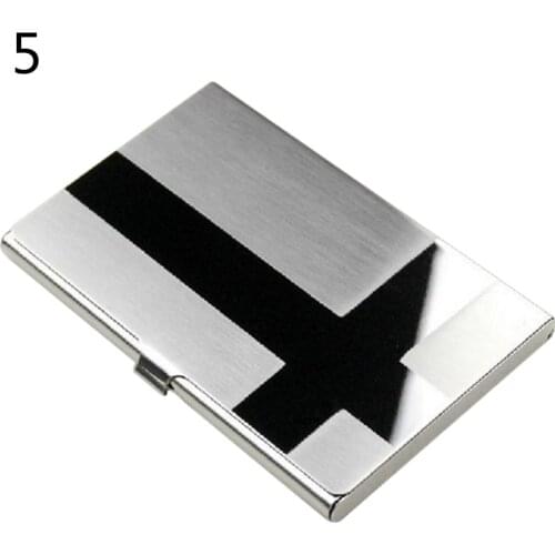 2017 New Arrival Waterproof Stainless Steel Case Pocket Box Business ID Credit Card Holder Cover Birthaday Gifts