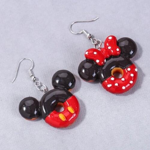1Pair Fashion Creative Simulation food Drop earrings Red Color Resin Earrings For Women And Girl Gift Earrings Jewelry