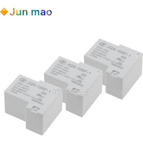 1PCS HF- JQX-105F-1- 005D 012D 024D-1HS 5V/12V/24V30A 4-pin relay
