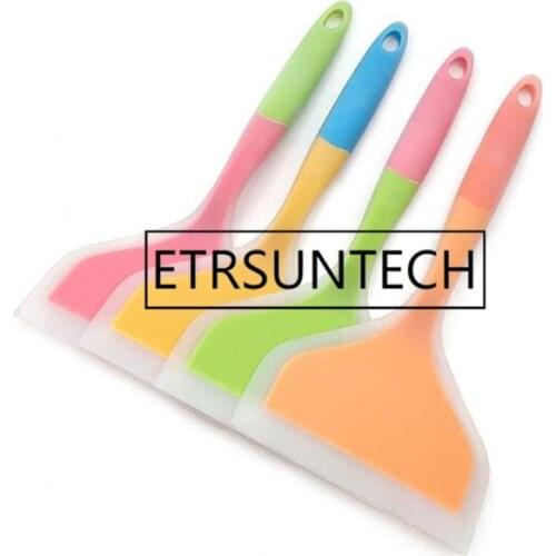 50pcs Silicone Spatula Beef Meat Egg Kitchen Scraper Wide Pizza Shovel Non-stick Turners Food Lifters Home Cooking Utensils