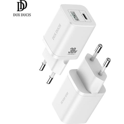 For Macbook PD 30W Type C USB Fast Charging Power Adapter Super Si Fast Wall Phone EU Travel Charger For Laptop DUX DUCIS