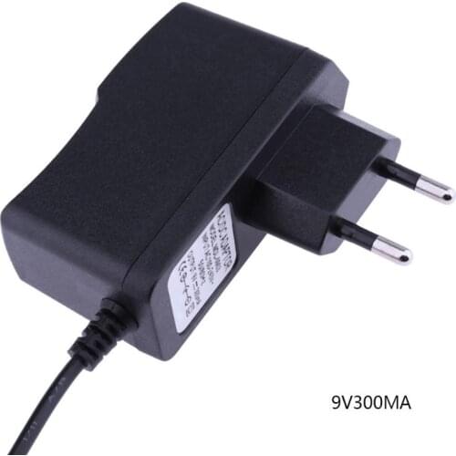 ALLOYSEED 1PC AC 100V-240V Converter Adapter DC 9V 300mA Power Supply EU AU US Plug 5.5mm x 2.1mm For Strip LED TV Box