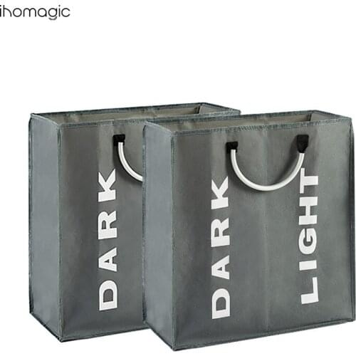 Oxford Cloth Large Cloth Dirty Clothes Basket Foldable Clothes Storage Dirty Clothes Basket Portable Daily Sundries Storage Bag