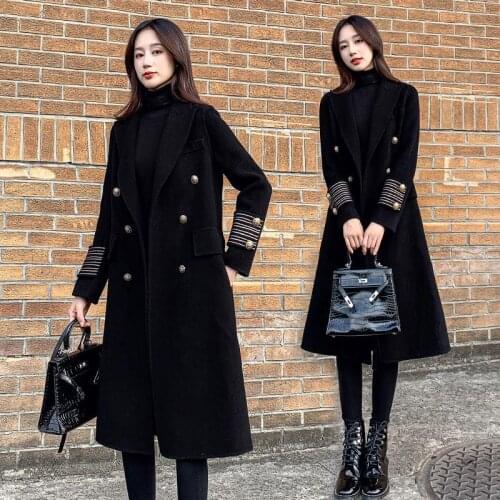 CAN XIN LCY Womens Black Coats