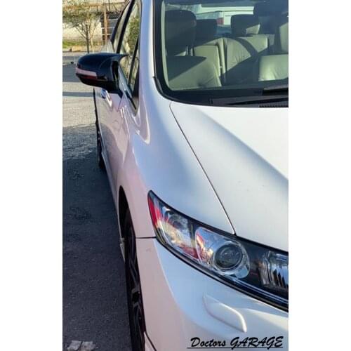 Bat Mirror Cover For Honda Civic FB7 Piano Glossy Black Wing Case Covers Body Kit Rearview Auto Car Styling Accessory