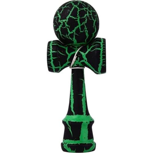 Wooden Crack Paint Kendama Toys Sword Ball Professional Wooden Toy Skillful Juggling Ball Game Toy For Children