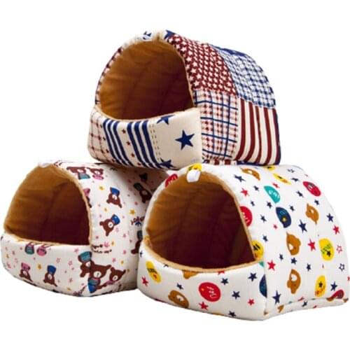 Pet Hamster Cotton Hammock Mat Rodent House Warm Hamsters Squirrel Hanging Fleece Swing Nest Cage Sleeping Bed Pets Supplies