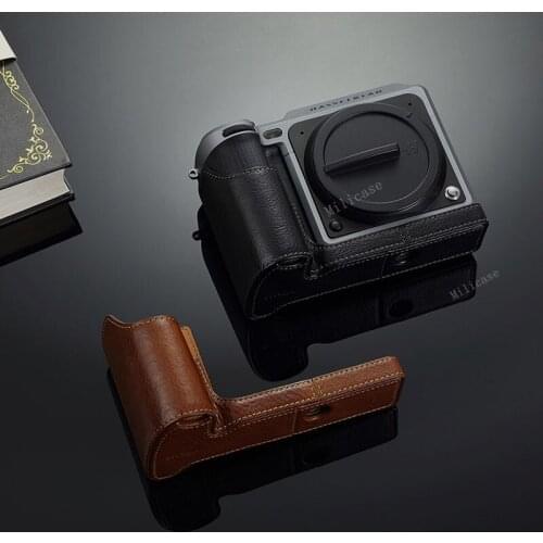 AYdgcam Genuine Leather Camera Body Half Case For Hasselblad X1D II 50C /X1D2 X1DII Handmade Leather Case