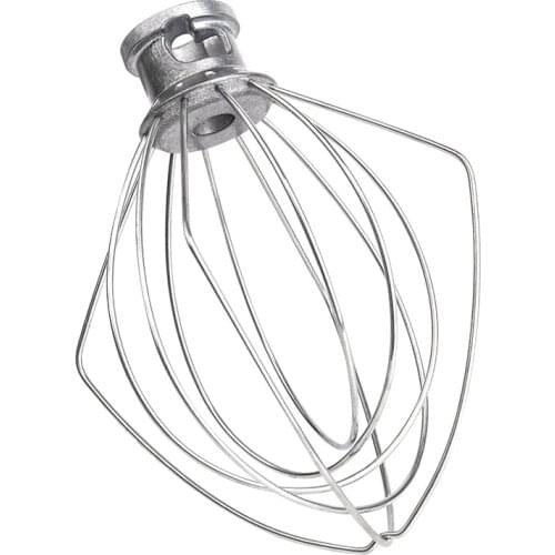 K45WW 9704329 6-Wire Whip Attachment Egg Heavy Cream Beater Cakes Mayonnaise Whisk for KitchenAid Tilt-Head Stand Mixer