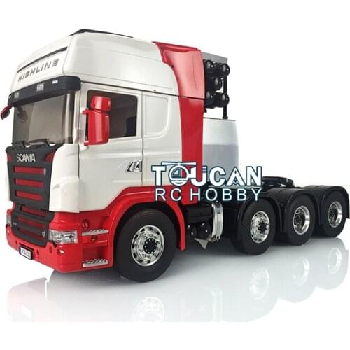 LESU Metal 8*8 Chassis Motor 1/14 Sca RC Tractor Truck Painted Hercul Cabin THZH0613-SMT2