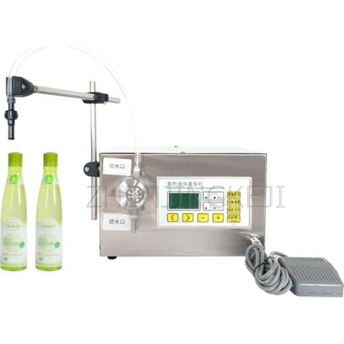 Small Desktop Magnetic Gear Pump Filling Machine Liquid Quantitative White Alcohol Huali Edible Oil Automatic Filling Machine