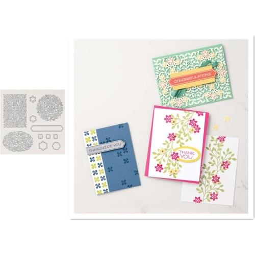 FLOWERING VINE Metal Cutting Dies And Stamps Stencils for Scrapbook Album Photo Embossing Handmade New Cutting Dies For 2021