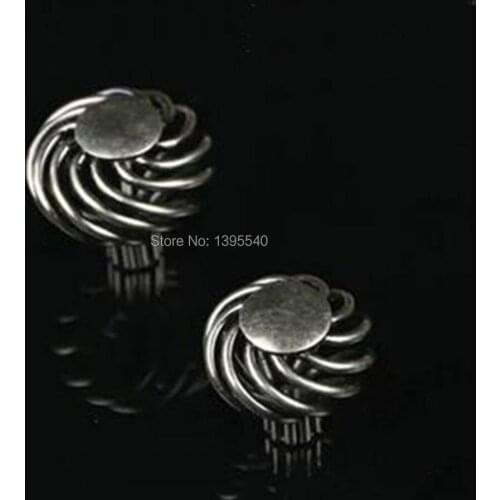 Single Hole Antique Bridcage Cabinet Handles Vintage Furniture Hardware Pulls Rural Cabinet Drawer Knobs Closet Knob Bar Pulls