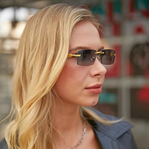 Vintage classic ins rectangle sunglasses minimalism small frame new fashion retro sunglasses brand luxury designer eyewear