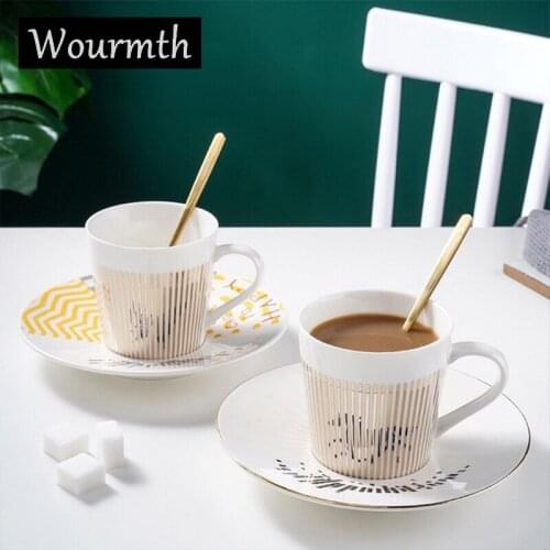 Wourmth New Dynamic Mirror Reflection Cups Home Drinkware Creative Ceramic Anamorphic Cup Coffee Mugs Tea Set Interesting Gift