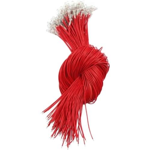 100pcs Grain of Wheat 3mm Clear 6V Mini Bulbs Soldered with 30cm Wire MP30W