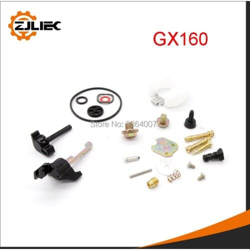 1 bag GX160 Carburetor Diaphragm repair kits fit for generator GX160 engine 168F carburetor spare parts rebuild tools