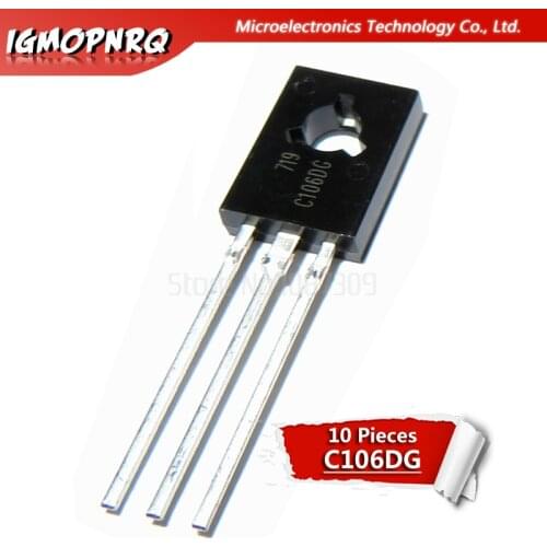 10pcs C106D C106 C106DG SCRs 400V 4A new original