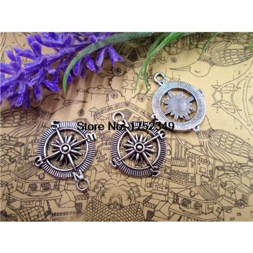 15pcs Charms Antique Tibetan Silver Tone Large Size, Charm Pendants