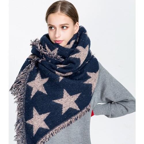 195*70cm Cashmere imitation Shawl Scarf Autumn Winter Scarves Men Foulard Square Hijab Ladies wrap muffler pareo female hijab