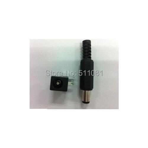 5pairs 2.1x5.5mm DC DC005 Power Female Plug + Male Plug Socket Adapter ic