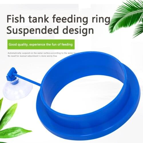 Aquarium Fish Tank Fixed-Point Suspension Feeding Ring Goldfish Floating Feeder Durable Pet Supplies